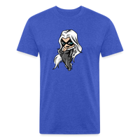 Character #99 Fitted Cotton/Poly T-Shirt by Next Level - heather royal