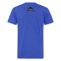 Character #99 Fitted Cotton/Poly T-Shirt by Next Level - heather royal