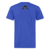 Character #99 Fitted Cotton/Poly T-Shirt by Next Level - heather royal