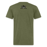 Character #99 Fitted Cotton/Poly T-Shirt by Next Level - heather military green