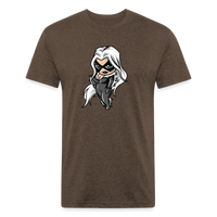 Character #99 Fitted Cotton/Poly T-Shirt by Next Level - heather espresso