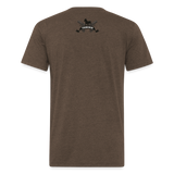 Character #99 Fitted Cotton/Poly T-Shirt by Next Level - heather espresso