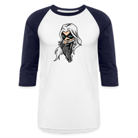 Character #99 Baseball T-Shirt - white/navy