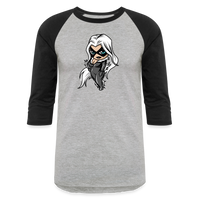 Character #99 Baseball T-Shirt - heather gray/black