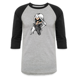 Character #99 Baseball T-Shirt - heather gray/black
