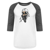 Character #99 Baseball T-Shirt - white/charcoal