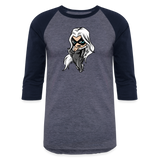 Character #99 Baseball T-Shirt - heather blue/navy