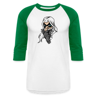 Character #99 Baseball T-Shirt - white/kelly green
