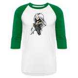 Character #99 Baseball T-Shirt - white/kelly green