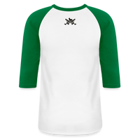Character #99 Baseball T-Shirt - white/kelly green