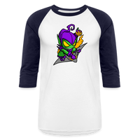 Character #98 Baseball T-Shirt - white/navy