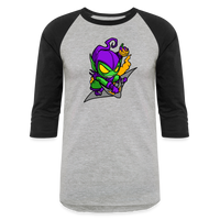Character #98 Baseball T-Shirt - heather gray/black