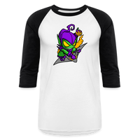 Character #98 Baseball T-Shirt - white/black