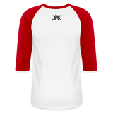 Character #98 Baseball T-Shirt - white/red