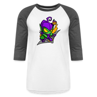 Character #98 Baseball T-Shirt - white/charcoal