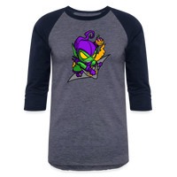 Character #98 Baseball T-Shirt - heather blue/navy