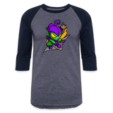 Character #98 Baseball T-Shirt - heather blue/navy