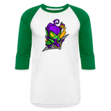 Character #98 Baseball T-Shirt - white/kelly green