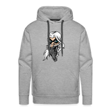 Character #99 Men’s Premium Hoodie - heather grey