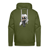 Character #99 Men’s Premium Hoodie - olive green