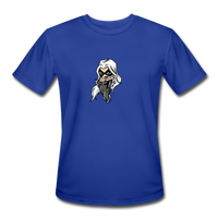 Character #99 Men’s Moisture Wicking Performance T-Shirt - royal blue
