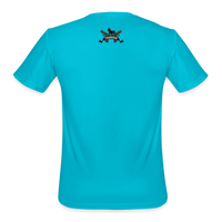 Character #99 Men’s Moisture Wicking Performance T-Shirt - turquoise