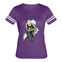 Character #99 Women’s Vintage Sport T-Shirt - vintage purple/white