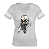 Character #99 Women’s Vintage Sport T-Shirt - heather gray/white